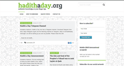 Desktop Screenshot of hadithaday.org